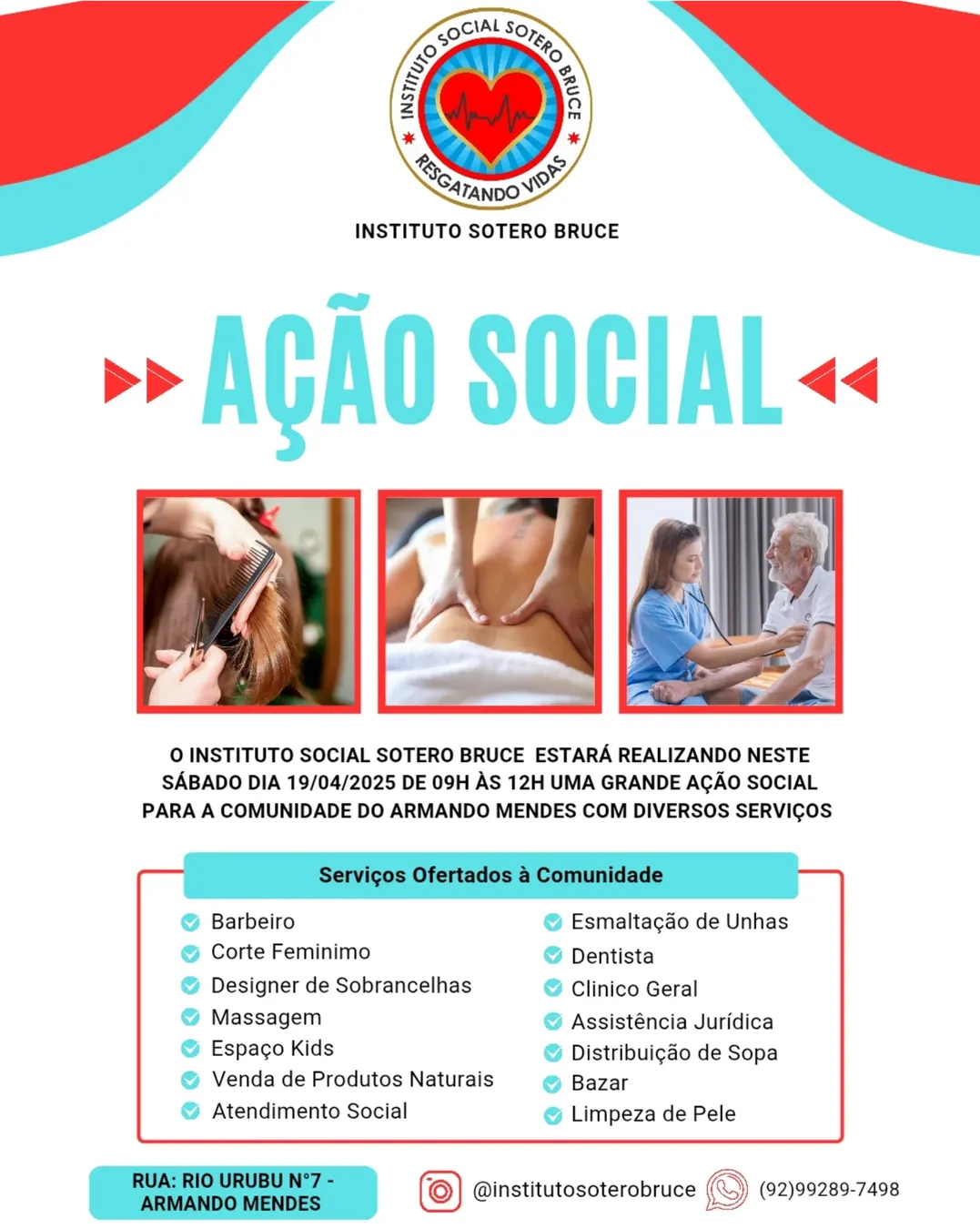 Ação social!